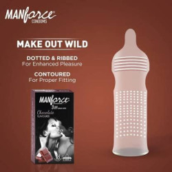 MANFORCE Chocolate Flavor Condom - 10 Pieces x Pack of 1
