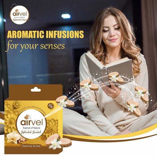 Airvel Bathroom Air freshener Blocks Combo (Rose, Jasmine, Sandal and Lavender Fragrance) (75gm Each) with Amazing Fragrance For Bathroom || Toilet Freshness ||Helps to Remove Bad Odour,Smell | Can be Use office & home - COMBO OF 4