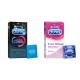 Durex Mutual Climax Condoms - 10 Count + Durex Condoms, Extra Ribbed - 10 Count | Secret Packing of Parcel - Combo of 2 Durex Mutual Climax Condoms - 10 Count + Durex Condoms, Extra Ribbed - 10 Count | Secret Packing of Parcel - Combo of 2