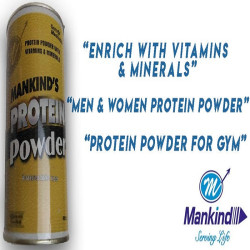 Mankind Protein Powder with Vitamins & Minerals - (200g) (Chocolate Flavour) | For Men & Women | Protin X Body Muscle Weight Gain - PACK OF 2