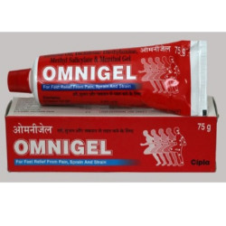 Omnigel For Fast Relief From Joints, Pain, Sprain And Strain (75g each)- Pack of 1