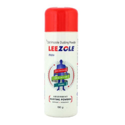 Leezole Clotrimazole Dusting Powder (100gm each) | A Candid Powder that Abzorb Sweat - Pack of 1
