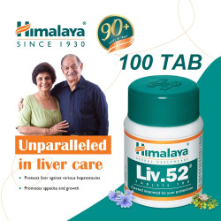 Ayurvedic Himalaya Liv.52 Tablet - 100 Counts | Healthy Lever Pet Stomach| Himalya Liv 52 Himalaye