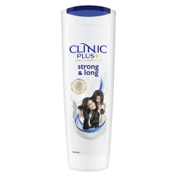 Clinic Plus Strong & Long Shampoo 200Ml, With Milk Proteins & Multivitamins For Healthy And Long Hair - Strengthening Shampoo For Hair Growth