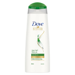 Dove Hair Fall Rescue Shampoo 180 ml, For Damaged Hair, Hair Fall Control for Thicker Hair - Mild Daily Anti Hair Fall Shampoo for Men & Women