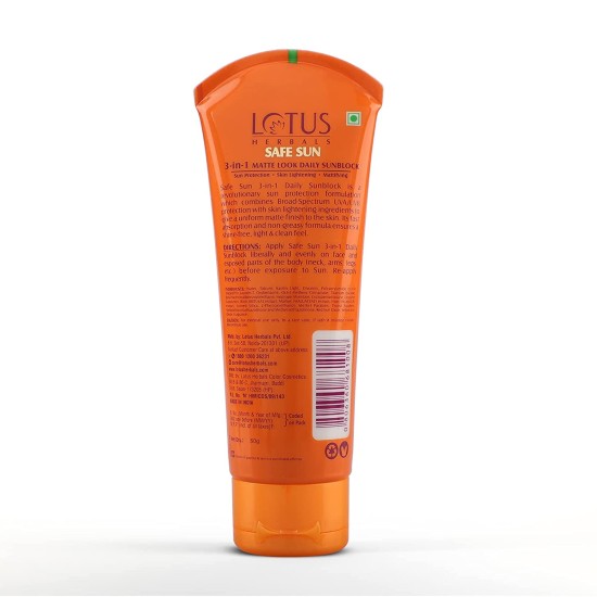 Lotus Herbals Tinted Sunscreen Spf 40 Cream, 50g