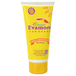 Evamore Sun Guard Sun Screen Lotion Enriched With Vitamin E 100ml | Sweat & Water Resistant | Non Greasy - Pack of 2