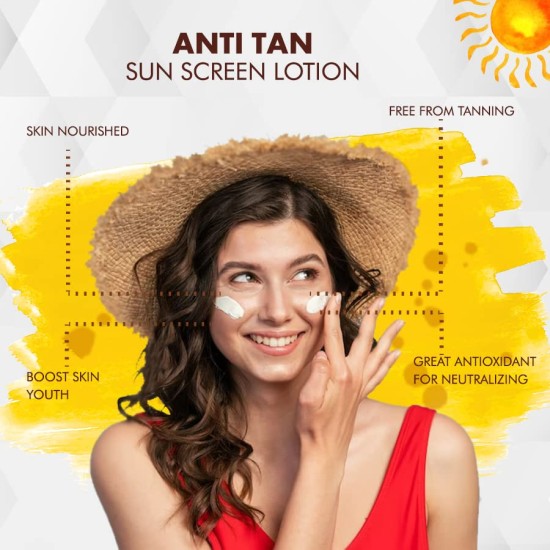 VLCC Anti Tan Sun Screen Lotion SPF 25, 150g (pack of 2)