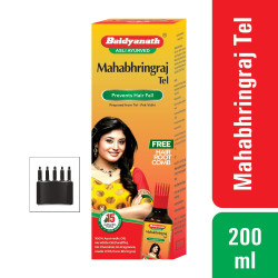 Baidyanath Mahabringraj Oil For Hair Growth, Anti Hair-fall and Anti Dandruff - 100ml