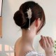 1-Pc Leaf Bridal Hair Comb Bride Wedding Hair Accessories Silver Headpiece Classic Korean Hair Stick Pins For Women And Girls
