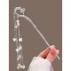 2-Pc Random Hair Chopsticks, Peacock Hair Stick for Buns, Pearl Tassel Chain Hair Chopsticks Elegant Hair Pins Stick Fashion Chopsticks Hair Accessories For Women And Girls