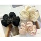 1-Pc RANDOM Colour Flower Claw Clip, Claw Clips Elegant Hair Accessories Strong Hold Clutchers Thin Medium Hair for Daily & Special Occasions For Women And Girls