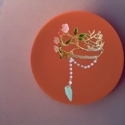 Hair Bun Stick Back Head New Design Style Pearl Tassel Hair Accessories for Women & Girls