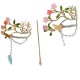 Hair Bun Stick Back Head New Design Style Pearl Tassel Hair Accessories for Women & Girls
