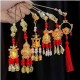 2pcs Chinese Hair Sticks, Lantern Light Tassel Hairpins Glowing in The Dark Hair Pin Retro Hair Accessory Hair Chostick