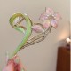 2-Pc RANDOM Colour Lily Flower Hair Claw Clips Large Metal Clutcher for Women Girls MAYIR CLIP/ JADAI CLIP/ JATTU CLIP/ HEIR CLAW/ GOTTAMU/ HEIR KLIP/ KLIP/ BAALA KLIP/ KLACHAR/ KES PAKAD/ KESANCHI CLIP/ CHUL