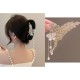 Leaf Rhinestone Flower Butterfly Fringe Hair Clip Hair Accessories Grab Clip Back Head Diamond Metal Flower Wheat Tassels Large Size Grab Clip Curly HairShark Clip For Women And Girls