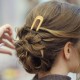 4 - PC Golden colour U Shaped Hair Pins, Metal Hair Fork, Vintage Hair Sticks, Hair Pins for Buns for women &girls.