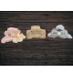 3 PC Random Color Fur Korean Multicolor Large Hair Claw Clips Cute Fluffy Plush Barrette Jaw Clamp Partywear Design for Women Girls
