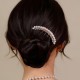 Rhinestone Pearl Hair Comb Teeth Hair Accessories Insert Comb Hair Arrangement Hair Side Combs French Pearl Wedding Bun Pin | Bun For Women Girls