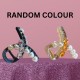 2-PC-Random Sweet Hair Claw Cross Shape Shinning Hair Clip For Woman Long For Woman & Girls