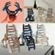 2-PC-Random Sweet Hair Claw Cross Shape Shinning Hair Clip For Woman Long For Woman & Girls