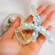 2-PC-Random Sweet Hair Claw Cross Shape Shinning Hair Clip For Woman Long For Woman & Girls