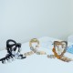 3-PC-Random Sweet Hair Claw Cross Shape Shinning Hair Clip For Woman Long For Woman & Girls