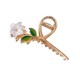 Flower Metal Hair Claw | Clutcher | Clips Large Lily Gold Hair Claw Hair Barrettes Strong Hold Hair Clamps Fashion Hair Accessories with Long Thick Thin Curly Hair For Women And Girls
