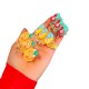 6-Pc-Random Cute Cartoon Character Hair Claw Mini Barrettes Korea Kids Girls Hair Clips Acrylic Lovely Headwear Fashion Hair Accessories