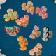 4-Pc-Random Cute Cartoon Girls Hair Claw Mini Barrettes Korea Kids Girls Hair Clips Acrylic Lovely Headwear Fashion Hair Accessories RANDOM