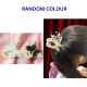 2-Pc RANDOM Colour Butterfly Cute Hair Clips with Pearl Rhinestone Design Sweet Claw Clip for Thick or Thin Hair Clips Hair Accessories for Women And Girls