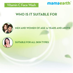 Mamaearth (MAMA EARTH) Vitamin C Face Wash with Vitamin C and Turmeric for Skin Illumination - 100ml